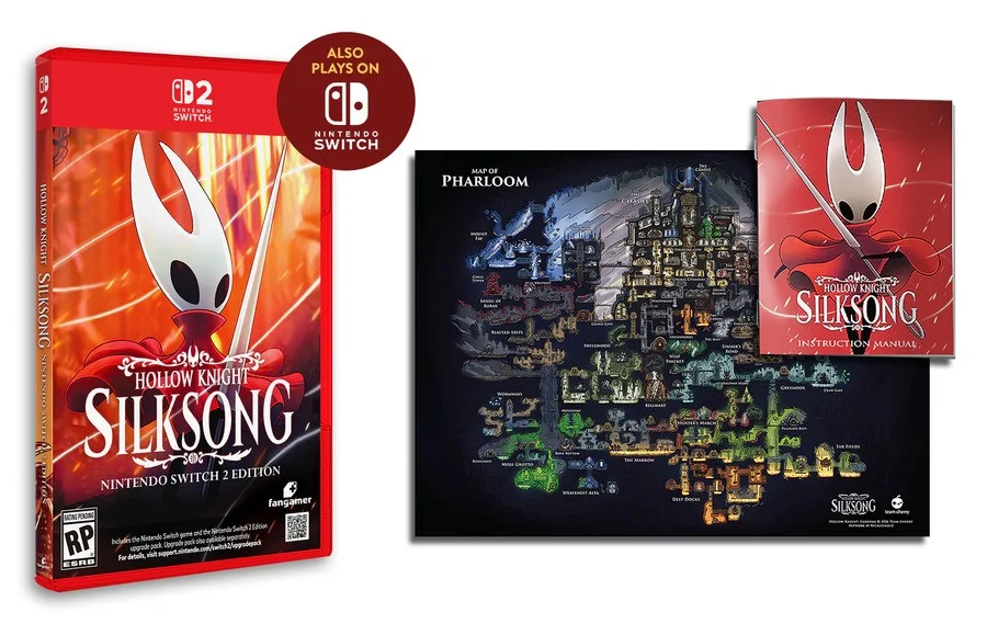 《空洞骑士：丝绸之歌》和《空洞骑士 Switch 2》实体版发布，预购正在进行-switch游戏下载社区