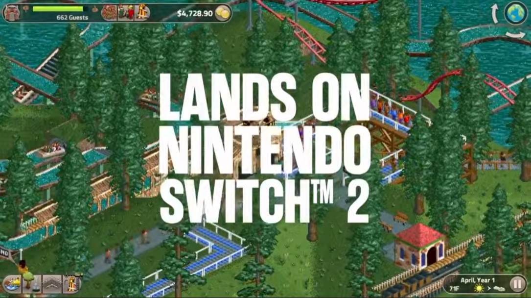 《过山车大亨：经典》Switch 2 版今日上线，支持鼠标操控与增强分辨率，原版玩家可花 5 美元升级-switch游戏下载社区