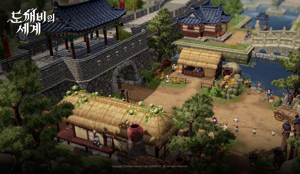 以韩国妖怪「多可比」为题材MMORPG《多可比世界》释出场景截图