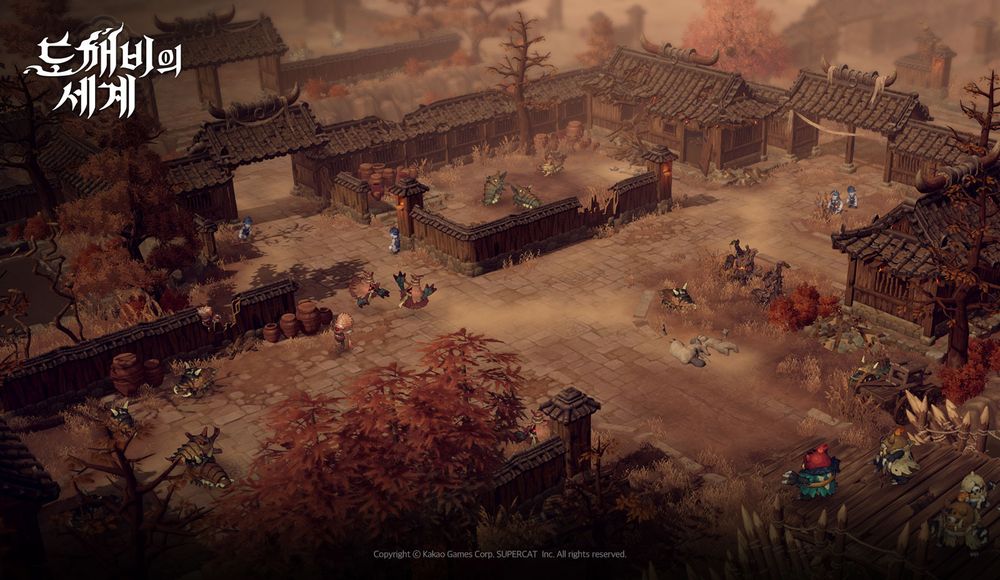 以韩国妖怪「多可比」为题材MMORPG《多可比世界》释出场景截图