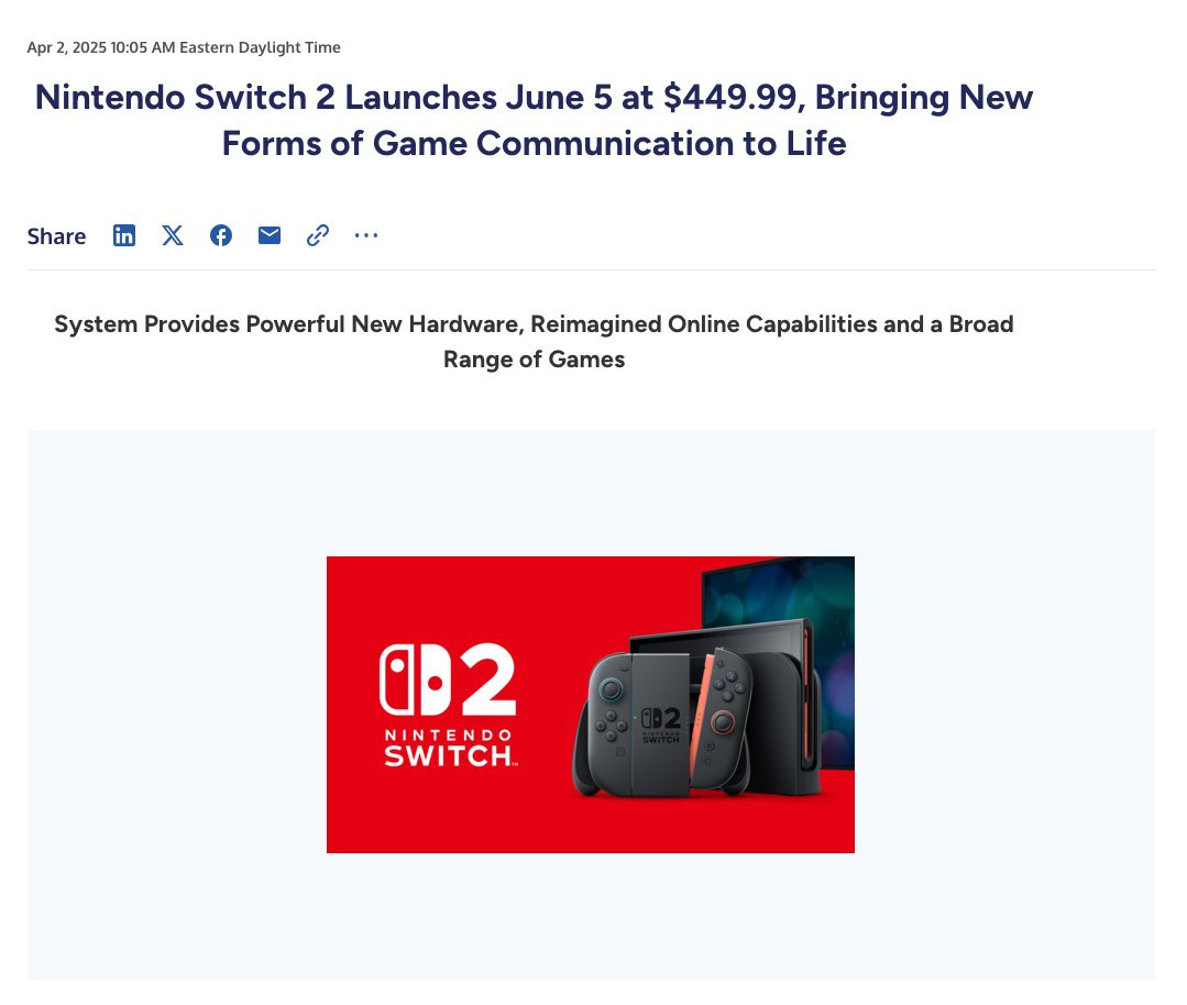 Switch2日本官网售价公布,549美元变相涨价?日元汇率下的低价真相 Switch2日本官网售价公布,549美元变相涨价?日元汇率下的低价真相